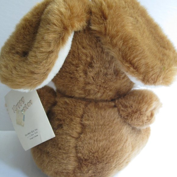 Vintage 1989 Easter Bunny Plush Gro-Well Ent Stuffed Animal With Tags - Picture 2 of 12